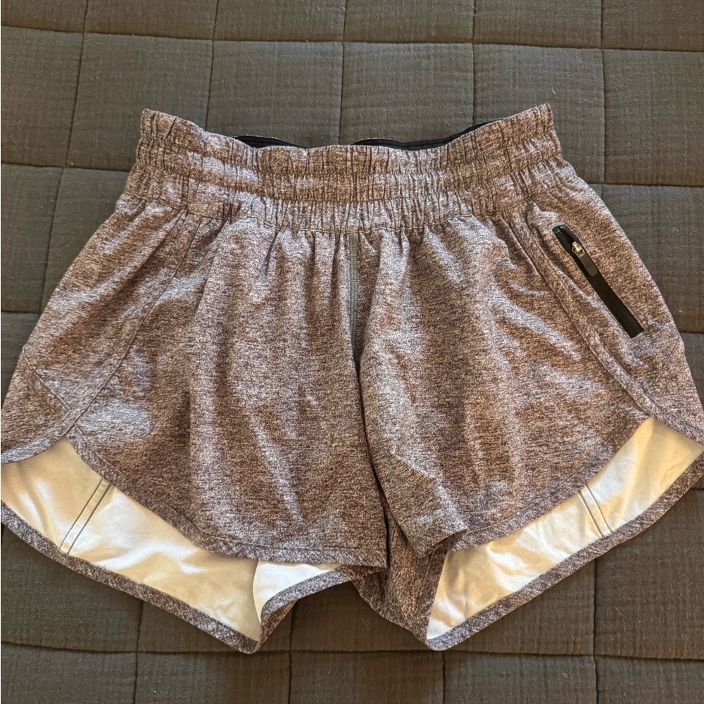 Lululemon Athletica Heathered Gray Athletic Shorts
